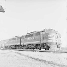 Northern Pacific diesel locomotive number 5409 at Tacoma, Washington, in 1967.