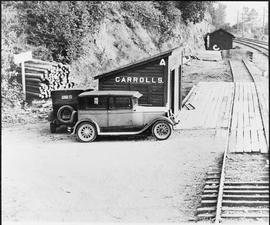 Northern Pacific station at Carrols, Washington, circa 1927.