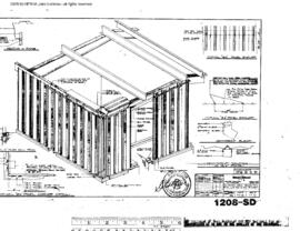 Burlington Northern Engineering Drawing, Wastewater Treatment Facility at Interbay, Washington, 1978