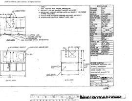 Burlington Northern Engineering Drawing, Wastewater Treatment Facility at Interbay, Minnesota, 1978