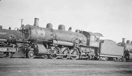 Northern Pacific steam locomotive 2138 at South Tacoma, Washington, in 1934.