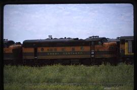 Great Northern Diesel Locomotive 446D at La Grange, Illinois, 1968