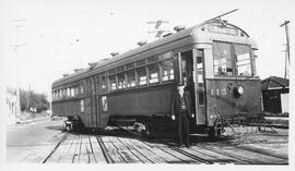 Seattle & Rainier Valley Railway Car 115 in Seattle, Washington, 1935