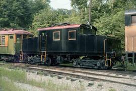 New York, Chicago & St. Louis Railroad Electric Locomotive at Noblesville, Indiana in July, 1...