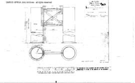 Northern Pacific Engineering Drawing: Steel Piers, Bridge 101.2, West of Cunningham, Washington, ...