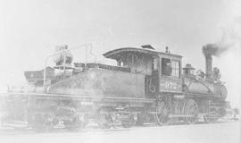 Northern Pacific steam locomotive 972, circq 1920.