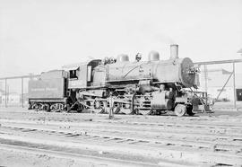 Northern Pacific steam locomotive 1202 at Pasco, Washington, in 1953.