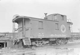 Northern Pacific Railroad Caboose, Number 1214 at Tacoma, Washington in July, 1967.