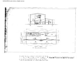 Burlington Northern Engineering Drawing, Car Shop, One Spot (Standard Plan), undated