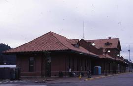 Northern Pacific Depot in Centralia, Washington in 1988.