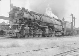 Spokane, Portland & Seattle Railway steam locomotive number 900 at Pasco, Washington in 1948.