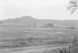 Weyerhaeuser Company Log Reload Facility at Curtis, Washington in November, 1975.