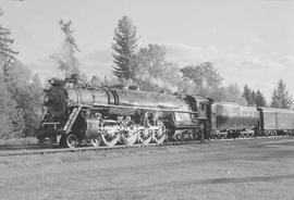 Spokane, Portland & Seattle Railway steam locomotive number 700 at Kootenai, idaho in 2002.