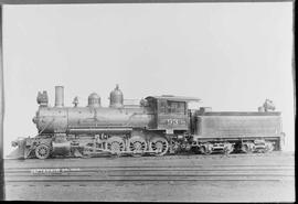 Northern Pacific steam locomotive 93 at Wallace, Idaho, in 1916.