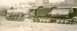 Great Northern Railway steam locomotive 2515 in Washington State, undated.