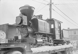 Northern Pacific steam locomotive 1 at Tacoma, Washington, in 1969.