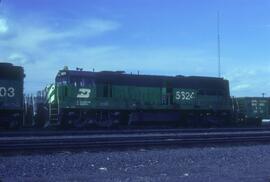 Burlington Northern 5624 at Spokane, Washington in 1978.