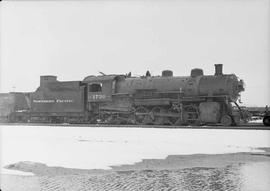 Northern Pacific steam locomotive 1730 at Brainerd, Minnesota, in 1950.