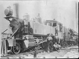 Western Washington Logging Company Steam Locomotive Number 3, circa 1910.