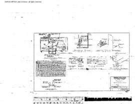 Northern Pacific Engineering Drawing, Depot at Trentwood, Washington, 1961