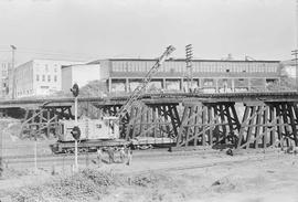 Burlington Northern bridge at Tacoma, Washington, in 1970.