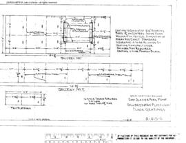 Great Northern Engineering Drawing, Power Plant at East Glacier Park, Montana, undated