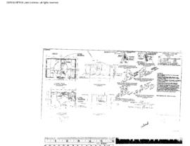 Northern Pacific Engineering Drawing, Bunk Houses at Noxon, Montana, undated