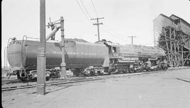 Northern Pacific steam locomotive 5113 at Pasco, Washington, in 1937.