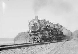 Northern Pacific passenger train number 408 at Tacoma, Washington, in 1948.