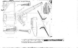 Northern Pacific Engineering Drawing: Plan of Abutments, Bridge 32 - Union Pacific Railroad, Atho...