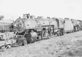 Northern Pacific steam locomotive 1780 at Auburn, Washington, in 1948.