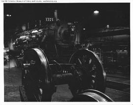 Great Northern Steam Locomotive 1371 at Interbay, Washington in 1947.