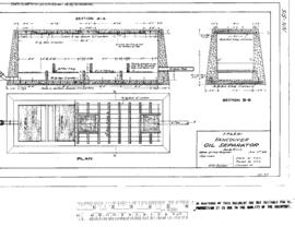 Spokane, Portland, and Seattle Railway Engineering Drawing, Oil Separator at Vancouver, Washingto...