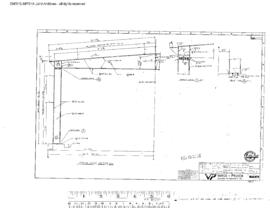 Burlington Northern Engineering Drawing, Unnamed Structure at Vancouver, Washington, 1972