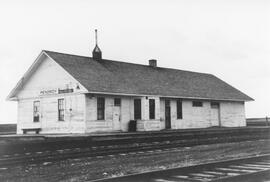 Great Northern Depot at Pendroy, Montana, undated