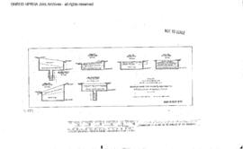 Northern Pacific Engineering Drawing: Excavate Pier/Abutment, Bridge 210 - Clark Fork River, West...