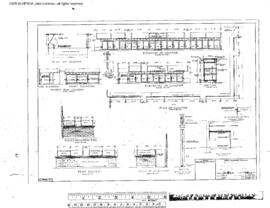 Great Northern Engineering Drawing, Depot at Butte, Montana, 1954