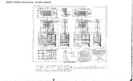 Spokane, Portland and Seattle Railway Engineering Drawing: Detail of Piers, Bridge E126.9 - Willa...