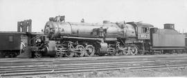 Northern Pacific steam locomotive number 4014 at Auburn, Washington, circa 1928.