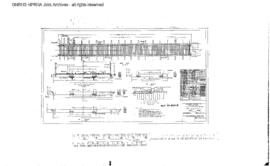 Burlington Northern Engineering Drawing: Deck Plan, 120 Foot Turntable, 1976