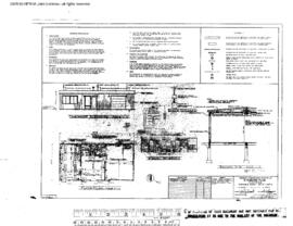 Great Northern Engineering Drawing, Portable Depot, 20 Foot X 40 Foot (also at Stephen, Minnesota...
