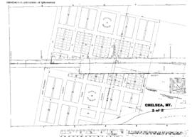 Plat Map of Great Northern Facilities at Chelsea, Montana, 1919