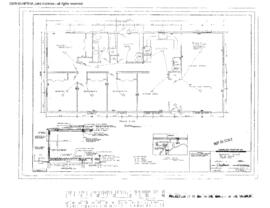 Great Northern Engineering Drawing, Prefabricated 4 Bedroom House at Summit, Montana, 1967