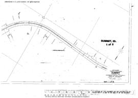 Plat Map of Canadian Pacific Facilities at Summit, Idaho, undated