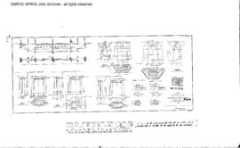 Northern Pacific Engineering Drawing: General Plan/Pier/Abutment, Bridge 208 - Clark Fork River, ...