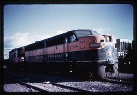 Great Northern Diesel Locomotive 279A at Wenatchee, Washington, 1967