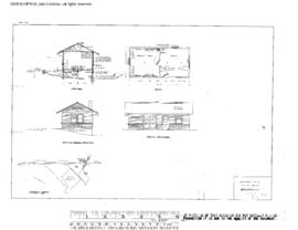 Spokane, Portland, and Seattle Railway Engineering Drawing, Depot (Oregon Electric Railway) at Ev...
