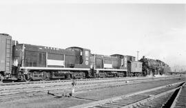 Spokane, Portland and Seattle (SP&S) Diesel Locomotive Number 30 and 31, Livingston, Montana,...