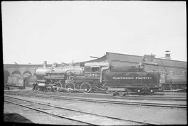 Northern Pacific steam locomotive 1378 at Tacoma, Washington, in 1936.