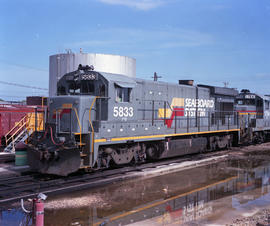 CSX Transportation diesel locomotive 5833 at Hialeah, Florida on July 28, 1987.